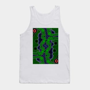 Aboriginal Art - After The Rain Tank Top